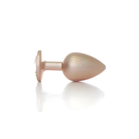 Анальна пробка - Jewellery Pearl Gold Plug Clear L