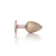 Анальна пробка - Jewellery Pearl Gold Plug Clear L