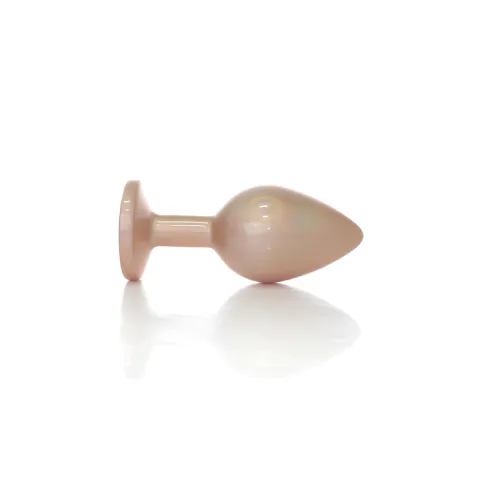 Анальна пробка - Jewellery Pearl Gold Plug Clear M