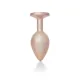 Анальна пробка - Jewellery Pearl Gold Plug Clear M