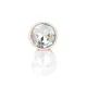 Анальна пробка - Jewellery Pearl Gold Plug Clear S