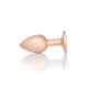 Анальна пробка - Jewellery Pearl Gold Plug Clear S