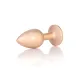 Анальна пробка - Jewellery Pearl Gold Plug Clear S