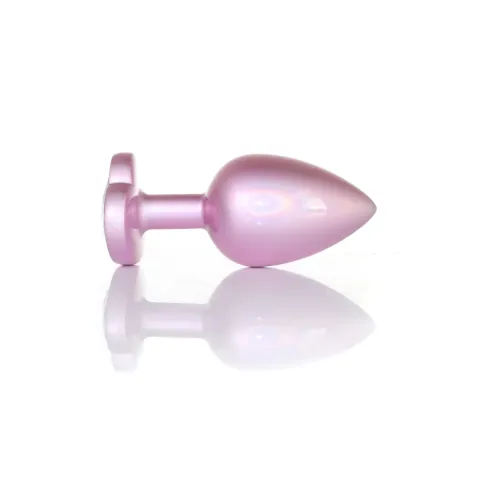 Анальная пробка — Jewellery Pearl Pink Heart Plug Clear L