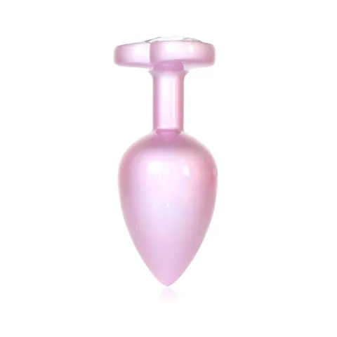 Анальная пробка — Jewellery Pearl Pink Heart Plug Clear L