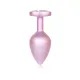 Анальная пробка — Jewellery Pearl Pink Heart Plug Clear M