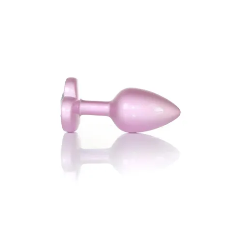 Анальная пробка — Jewellery Pearl Pink Heart Plug Clear S