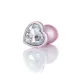 Анальная пробка — Jewellery Pearl Pink Heart Plug Clear S