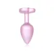 Анальная пробка — Jewellery Pearl Pink Heart Plug Clear S
