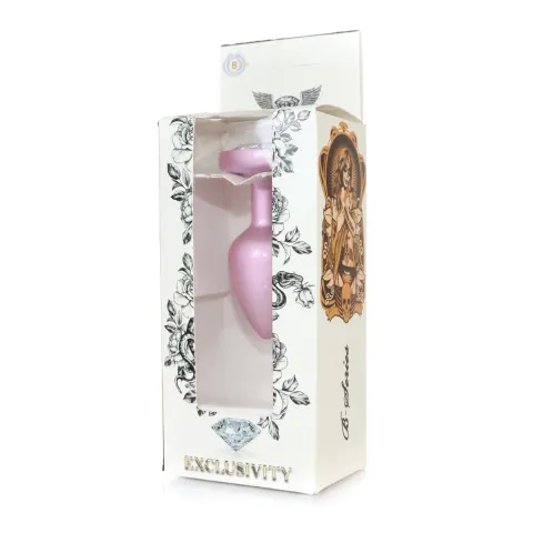 Анальная пробка — Jewellery Pearl Pink Heart Plug Clear S