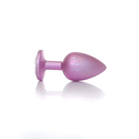 Анальна пробка - Jewellery Pearl Pink Plug Clear L