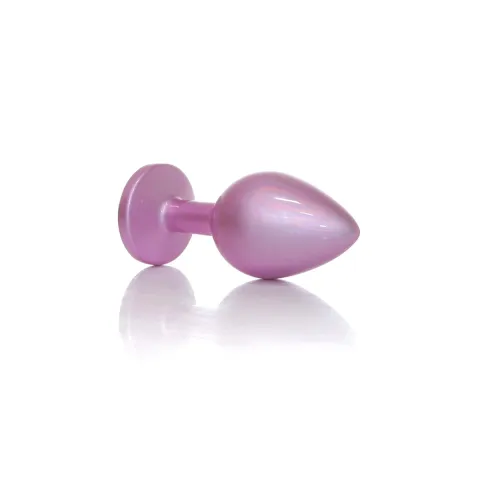 Анальна пробка - Jewellery Pearl Pink Plug Clear M