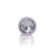 Анальна пробка - Jewellery Pearl Pink Plug Clear M