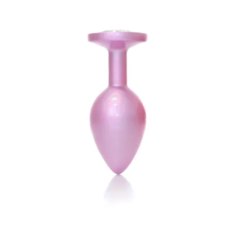 Анальна пробка - Jewellery Pearl Pink Plug Clear M