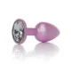 Анальна пробка - Jewellery Pearl Pink Plug Clear S