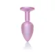 Анальна пробка - Jewellery Pearl Pink Plug Clear S