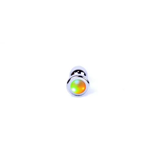 Анальна пробка - Jewellery Silver Plug Disco Flashlight