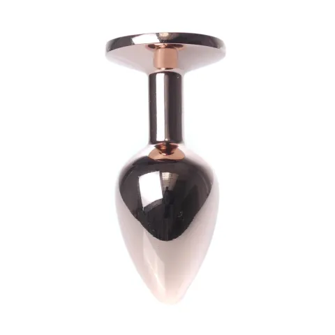 Анальная пробка — Jewellery Red Gold Plug, темно-синяя