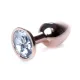 Анальна пробка - Jewellery Red Gold PLUG- Clear