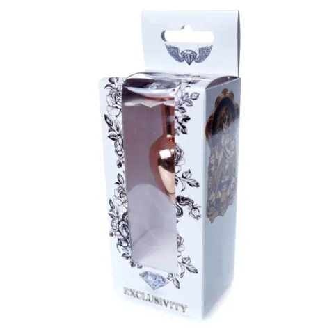Анальна пробка - Jewellery Red Gold PLUG- Clear
