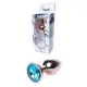 Анальна пробка - Jewellery Red Gold Plug Light Blue