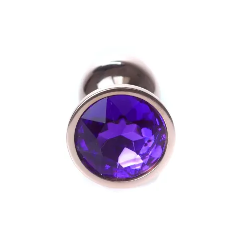 Анальна пробка - Jewellery Red Gold Plug Purple