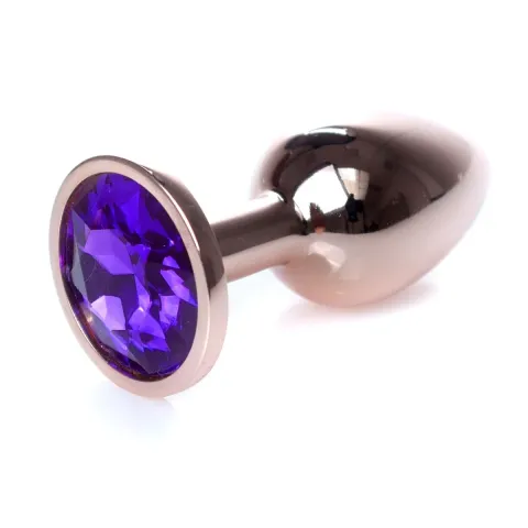 Анальна пробка - Jewellery Red Gold Plug Purple