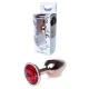 Анальна пробка - Jewellery Red Gold PLUG- Red
