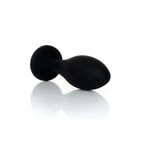 Анальна пробка - Jewellery Silicone Black Plug L Clear