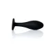 Анальная пробка — Jewellery Silicone Black Plug M Clear