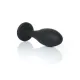 Анальная пробка — Jewellery Silicone Black Plug M Clear