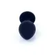 Анальная пробка — Jewellery Silicone Black Plug M Pink