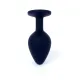 Анальная пробка — Jewellery Silicone Black Plug M Pink