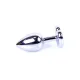 Анальна пробка - Jewellery Silver Heart Plug Black