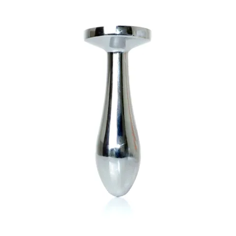Анальна пробка - Jewellery Silver Plug Clear S
