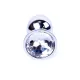 Анальная пробка — Jewellery Silver Plug Clear