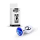 Анальна пробка - Jewellery Silver Plug Dark Blue