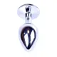 Анальна пробка - Jewellery Silver Plug Light Blue