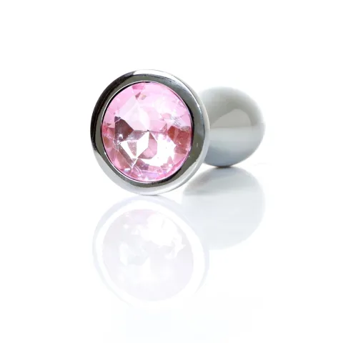 Анальная пробка — Jewellery Silver Plug M Pink