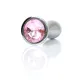 Анальная пробка — Jewellery Silver Plug M Pink