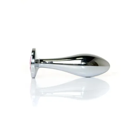 Анальная пробка — Jewellery Silver Plug M Pink