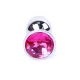 Анальна пробка - Jewellery Silver Plug - Pink