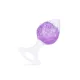 Анальна пробка Liebe Seele Crystal Anal Plug в форме сердца — Purple Medium