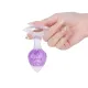 Анальна пробка Liebe Seele Crystal Anal Plug в форме сердца — Purple Medium