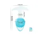 Анальна пробка Liebe Seele Icecream-shaped Crystal Anal Plug - Blue Small