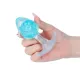 Анальна пробка Liebe Seele Icecream-shaped Crystal Anal Plug - Blue Small