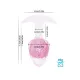 Анальна пробка Liebe Seele Icecream-shaped Crystal Anal Plug - Pink Small