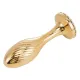 Металева анальна пробка LOCKINK SEVANDA Pearl Pear-shape Anal Plug, зі штучною перлиною