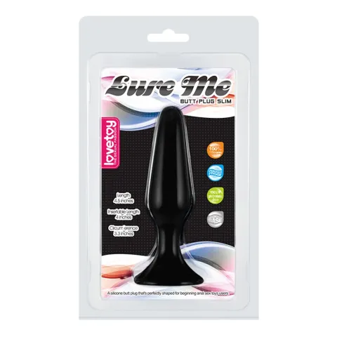 Анальная пробка — Lure Me Butt Plug S Black