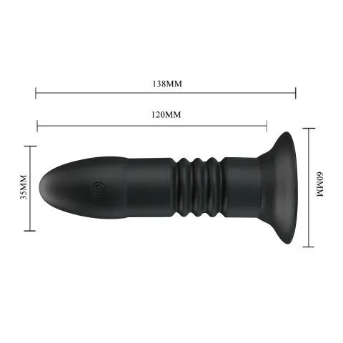Анальна пробка - Mr.Play Remote Control Vibrating Anal Plug